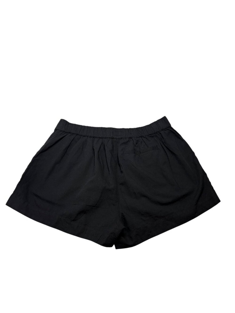 Pact Canopy Linen High-Waisted Short Made Organic Cotton Linen Black-sz XL - Picture 4 of 10